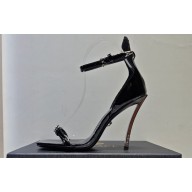 Versace Heel 10cm Pin-Point Sandals Black 2023