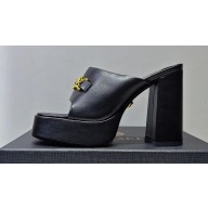 Versace Heel 11cm Platform 4cm Medusa '95 Mules Black 2023