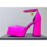 Versace Heel 11cm Aevitas Single Platform 4cm Pumps Satin Fuchsia 2023