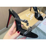 Christian Louboutin Heel 10cm Just Queen PVC Mules