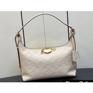 Louis Vuitton Embossed supple grained cowhide leather Sac Sport Bag M46609 Crème Beige 2023