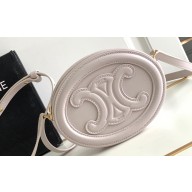 Celine CROSSBODY OVAL PURSE cuir triomphe in SMOOTH CALFSKIN 101703 Trench