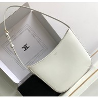 Celine Medium Celine Croque Bag in SHINY CALFSKIN 112273 White