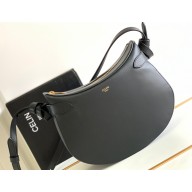 Celine besace noeuds français Bag in Shiny Calfskin 198008 Black