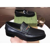 Gucci Leather Men's Moccasins/Loafers 43 2023