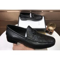 Gucci Leather Men's Moccasins/Loafers 52 2023