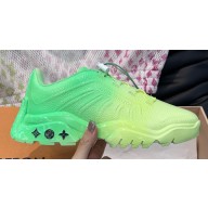 Louis Vuitton Men's Millenium Sneakers Top Quality Green 2023