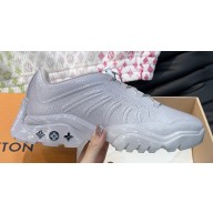Louis Vuitton Men's Millenium Sneakers Top Quality Gray 2023