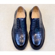 Louis Vuitton Men's Leather Derby Shoes Top Quality 07 2023