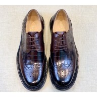 Louis Vuitton Men's Leather Derby Shoes Top Quality 08 2023