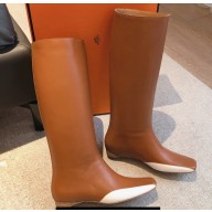 Hermes Finale boots in goatskin Brown 2023