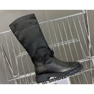 Dior D-Major Boots in Technical Fabric Black 2023