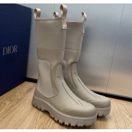 Dior Garden Rubber Women/Men Rain Boots Beige 2023