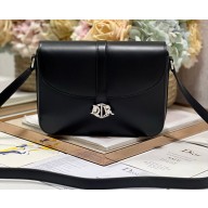 Dior boxy flap Men Bag with strap in Calfskin Black 2024