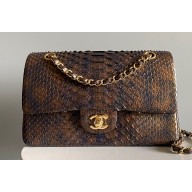 Chanel Python Medium Classic Handbag 1112 05 2023
