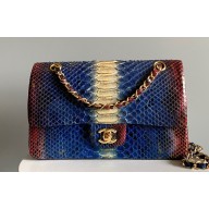 Chanel Python Medium Classic Handbag 1112 06 2023