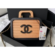 Chanel Beech Wood Small Vanity Case Bag AS2926 2023