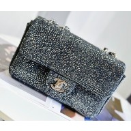 Chanel Strass and Crystal Small Classic Handbag A01116 Black 2023