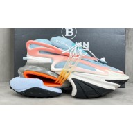 Balmain Neoprene and leather Unicorn Women/Men low-top Sneakers 02 2023