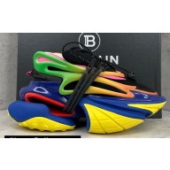 Balmain Neoprene and leather Unicorn Women/Men low-top Sneakers 10 2023