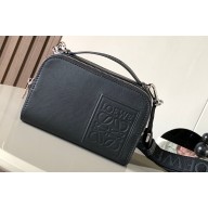 Loewe Mini Camera Crossbody bag in satin calfskin Black