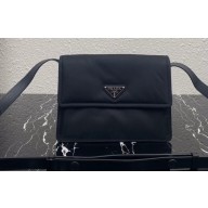 Prada Re-nylon Small Padded Shoulder Bag 1BD313 Black 2023