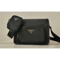 Prada Nylon Shoulder Bag 2VD041 Black 2023