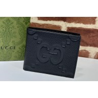 Gucci Jumbo GG leather wallet 739475 Black