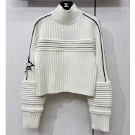 Louis Vuitton Contrast Accent Pullover Blanc 2023