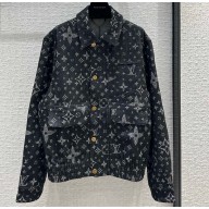 Louis Vuitton Monogram Printed Denim Jacket 1AF318 2023