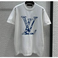 Louis Vuitton LV Ski Short-Sleeved Cotton Crewneck 1AFANA 2023