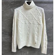 Chanel Cashmere, Wool & Silk Pullover P74526 White 01 2023