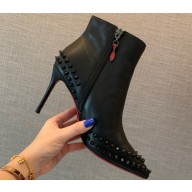 Christian Louboutin Heel 8.5cm/10cm Low boots Calf leather CL04 Studs Black 2023