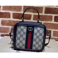 Gucci Ophidia GG mini top handle bag 772157 Beige/Blue 2024