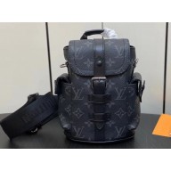 Louis Vuitton Monogram Eclipse Canvas Nano Christopher Bag M82769 2023