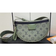 Louis Vuitton Monogram Canvas LV Moon Crossbody Bag M23838 Khaki Green/Vermillion Red 2023
