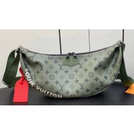 Louis Vuitton Monogram Canvas Hamac Bag M23779 Khaki Green/Vermillion Red 2023