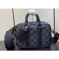 Louis Vuitton Nano Porte Documents Voyage Bag M82770 Damier Graphite Canvas 2023