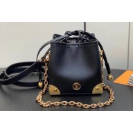 Louis Vuitton LV Charms Noe Purse Bag M82886 Leather Black 2023