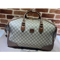 Gucci GG canvas Duffle bag with Interlocking G 696014 Beige 2023
