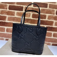 Gucci Jumbo GG small tote bag 726762 leather Black 2023