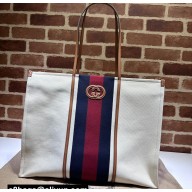 Gucci Large Interlocking G tote bag 727701 White cotton canvas 2024