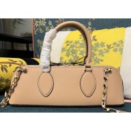 Valentino Rockstud E/W calfskin Small handbag Nude 2023