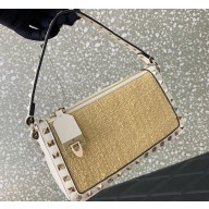 Valentino Small Rockstud Boucle Crossbody Bag 2023