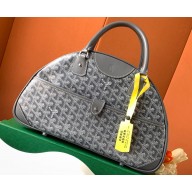 Goyard Saint Jeanne MM Bowling Bag Gray