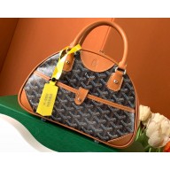 Goyard Saint Jeanne PM Bowling Bag Brown