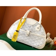 Goyard Saint Jeanne PM Bowling Bag White