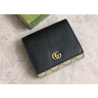 Gucci GG Marmont medium wallet 598587 Black