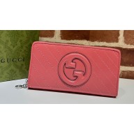 Gucci Blondie zip-around wallet 760312 Pink