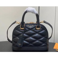 Louis Vuitton Lamb leather Alma BB Bag Black 2023